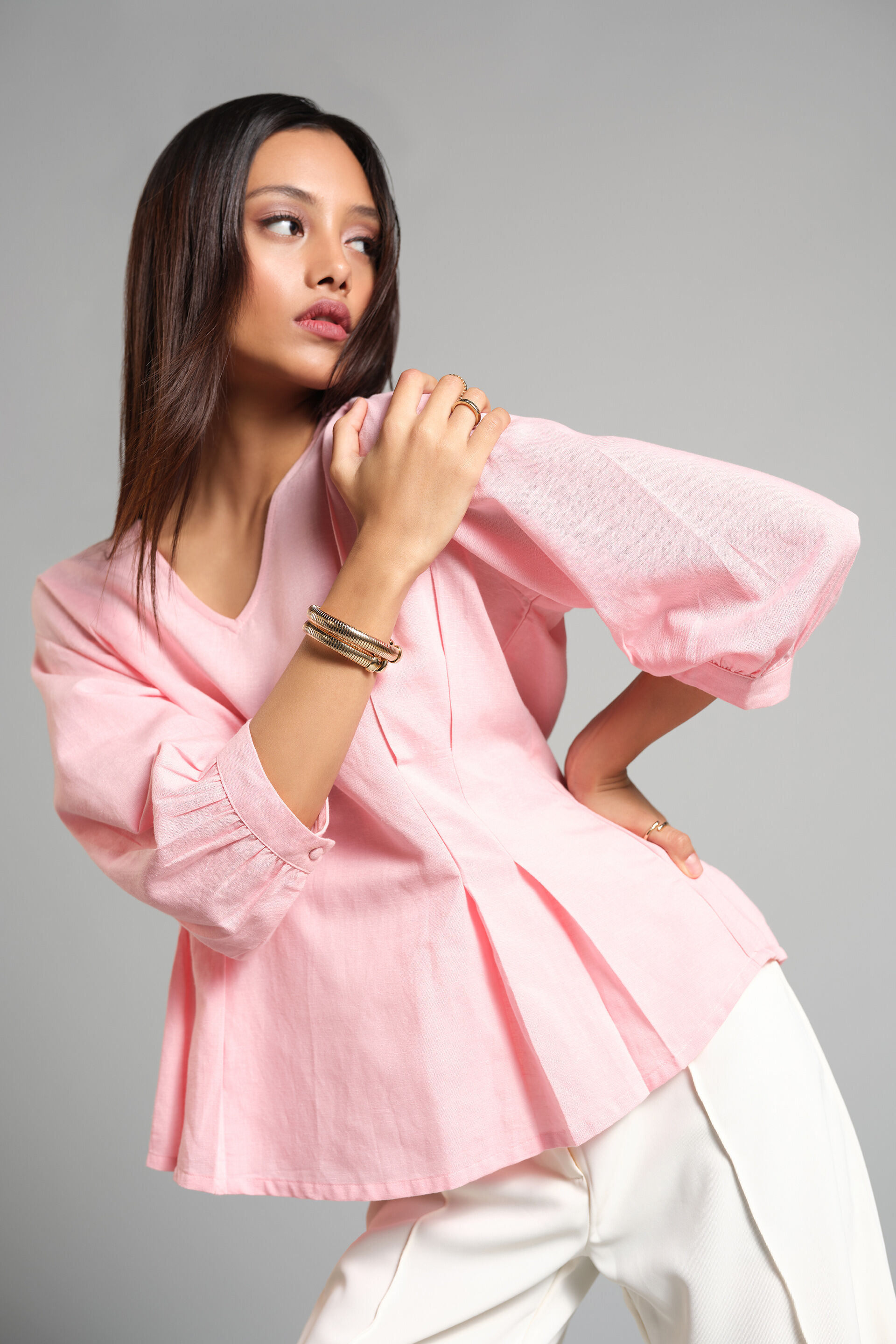 Peace-lovin' Pink Top, Pink, image 3